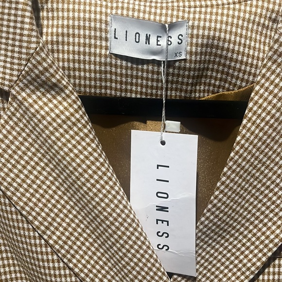 NWT Lioness Gingham Blazer Dress - Picture 4 of 4